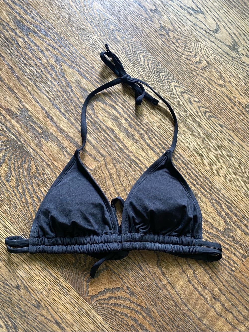 Black Triangle Bikini Top